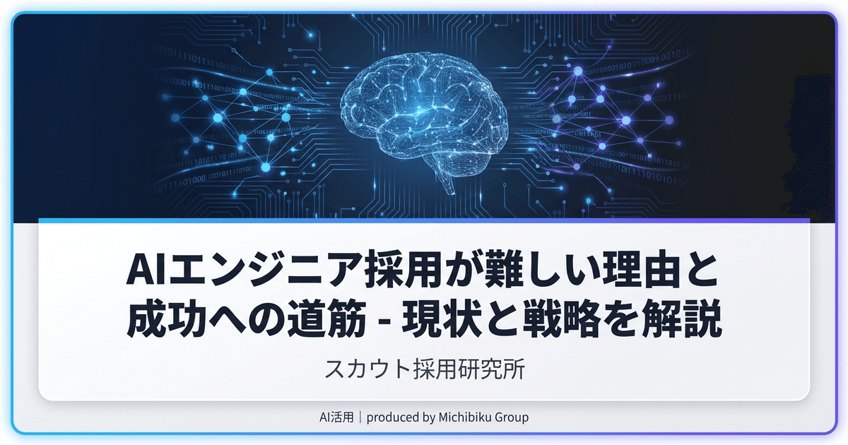 AIエンジニア採用が難しい理由と成功への道筋 - 現状と戦略を解説