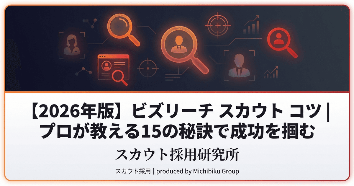 【2026年版】ビズリーチ スカウト コツ|プロが教える15の秘訣で成功を掴む