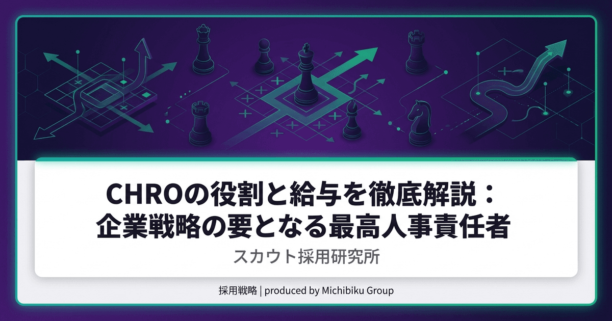 CHROの役割と給与を徹底解説:企業戦略の要となる最高人事責任者