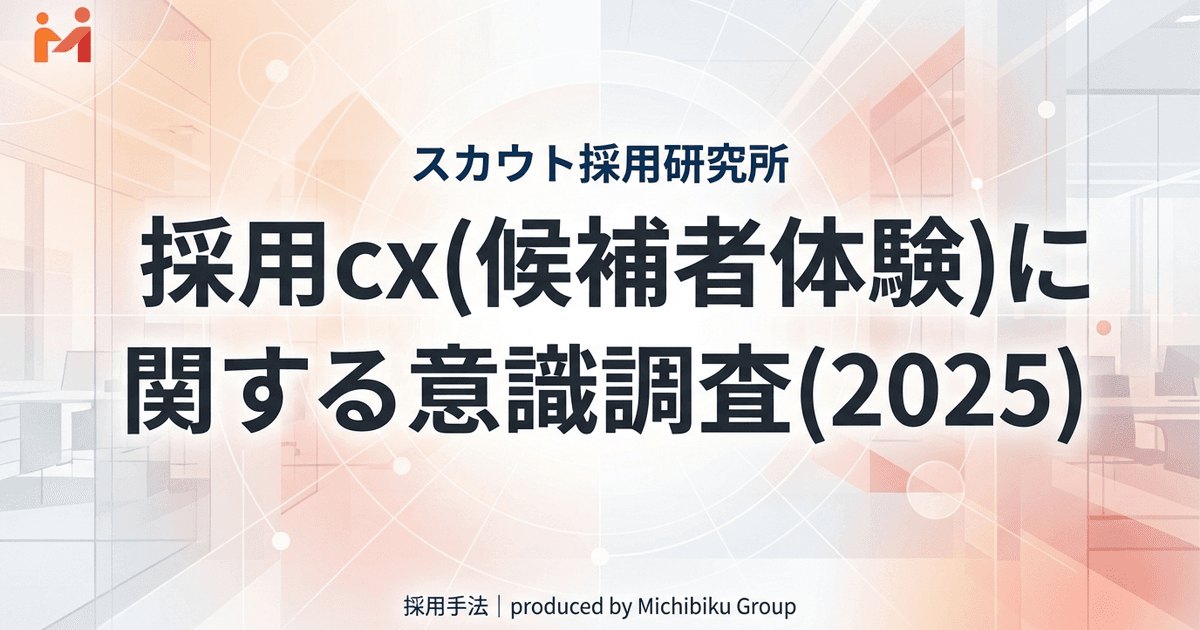 【2025年版】採用CX(候補者体験)意識調査の完全ガイド|最新トレンドと成功事例
