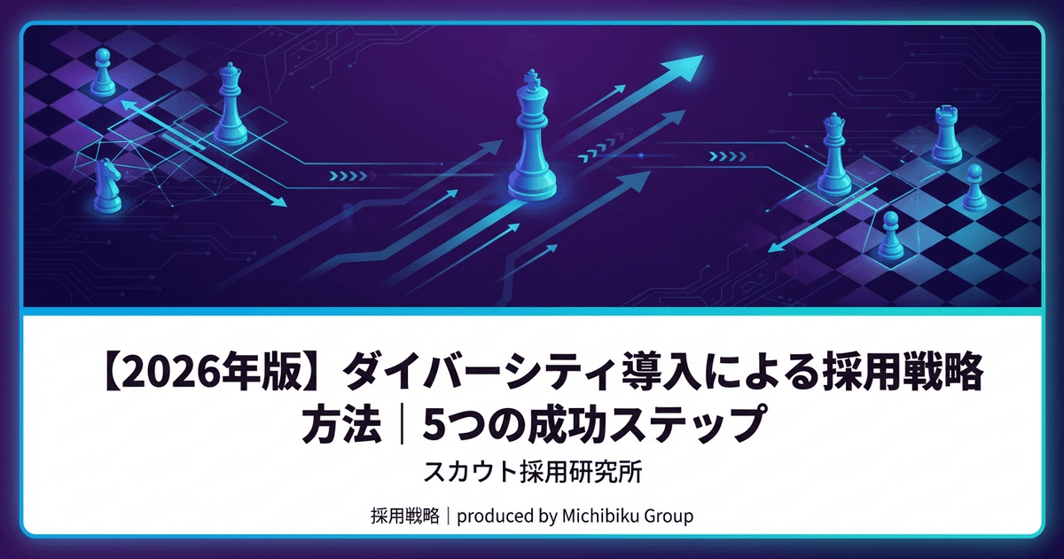 【2026年版】ダイバーシティ導入による採用戦略方法|5つの成功ステップ