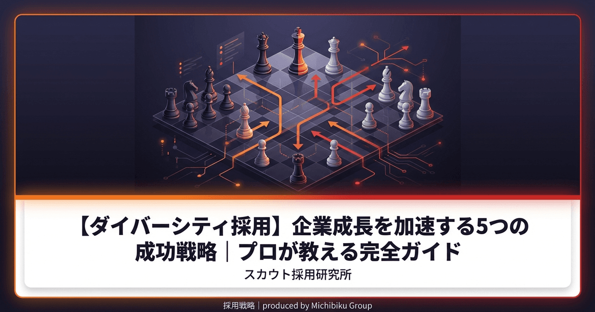 【ダイバーシティ採用】成功率3倍!企業成長を加速する5つの戦略|2026年完全ガイド