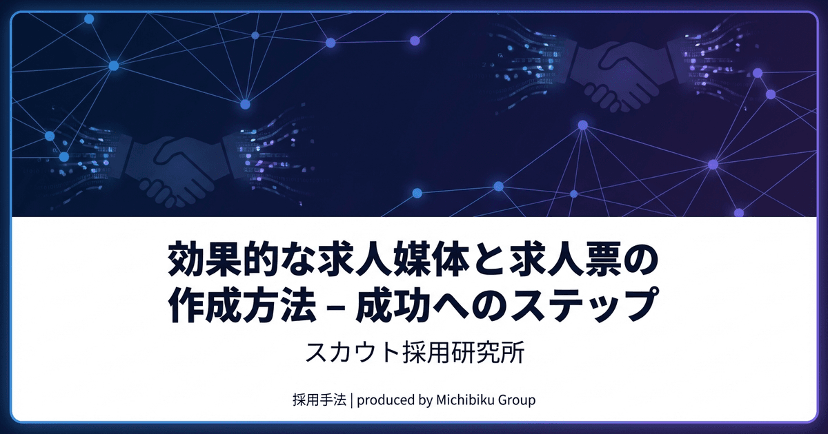 効果的な求人媒体と求人票の作成方法 – 成功へのステップ|基本から実践方法まで解説