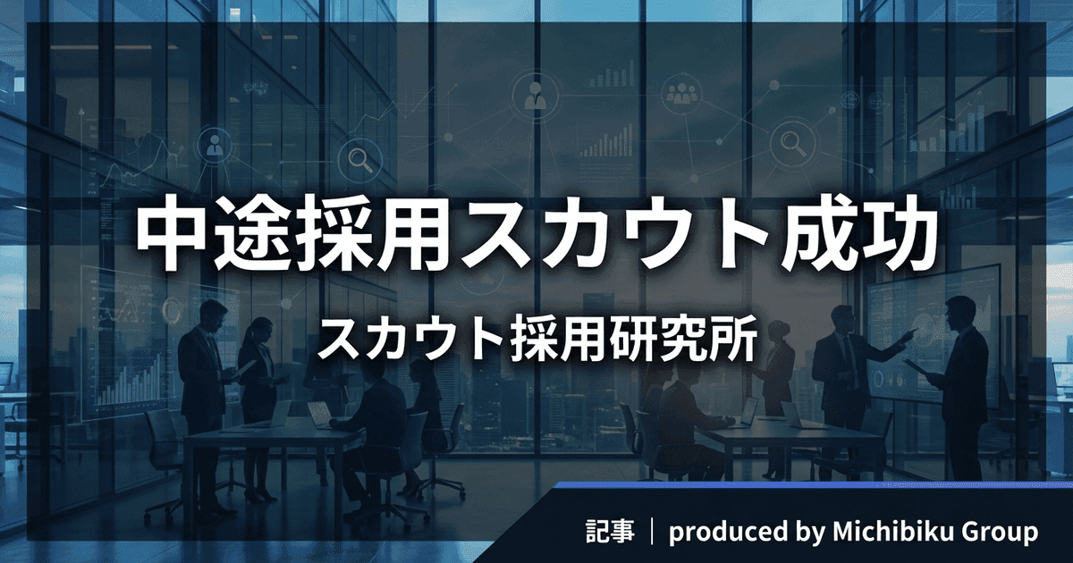 中途採用スカウト市場の動向とAI活用の最新戦略