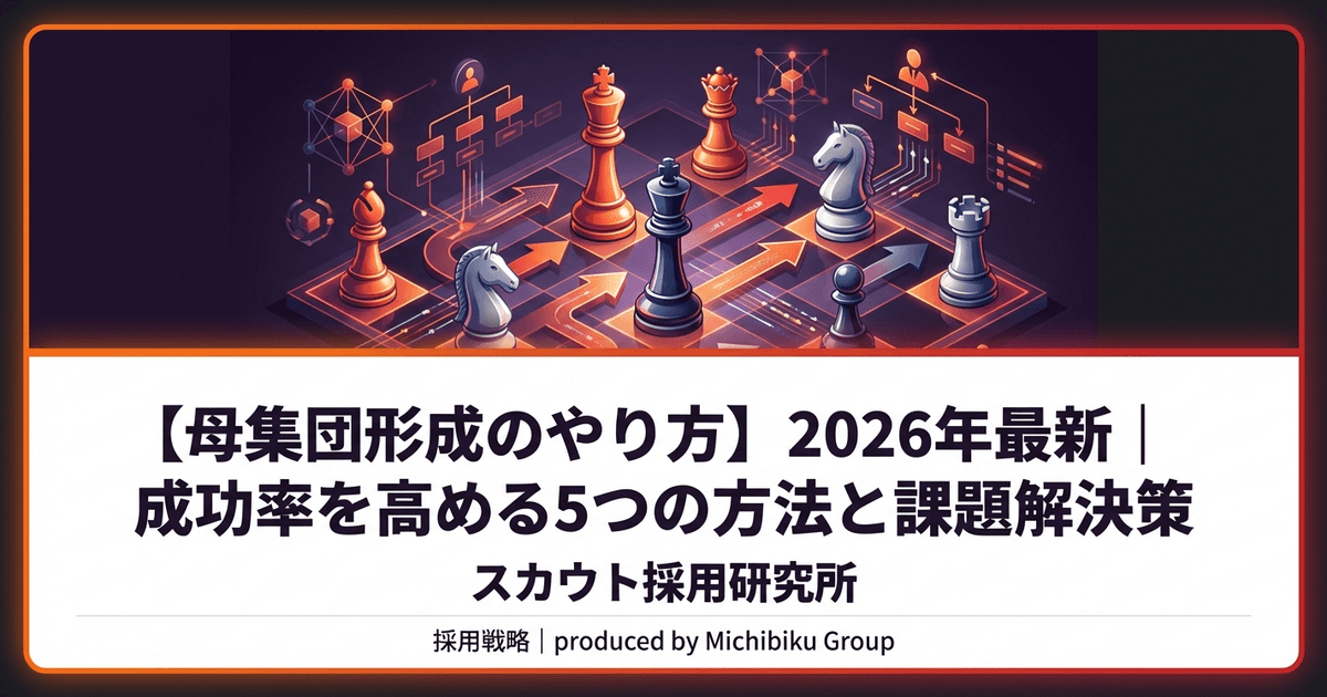 【母集団形成のやり方】成功率アップの2026年最新完全ガイド|5つの方法と課題解決策