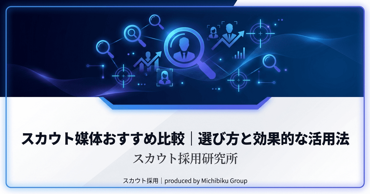 スカウト媒体おすすめ比較|選び方と効果的な活用法|基本から実践方法まで解説