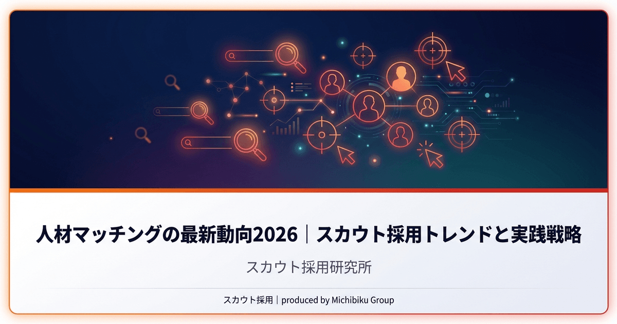 人材マッチングの最新動向2026|スカウト採用トレンドと実践戦略