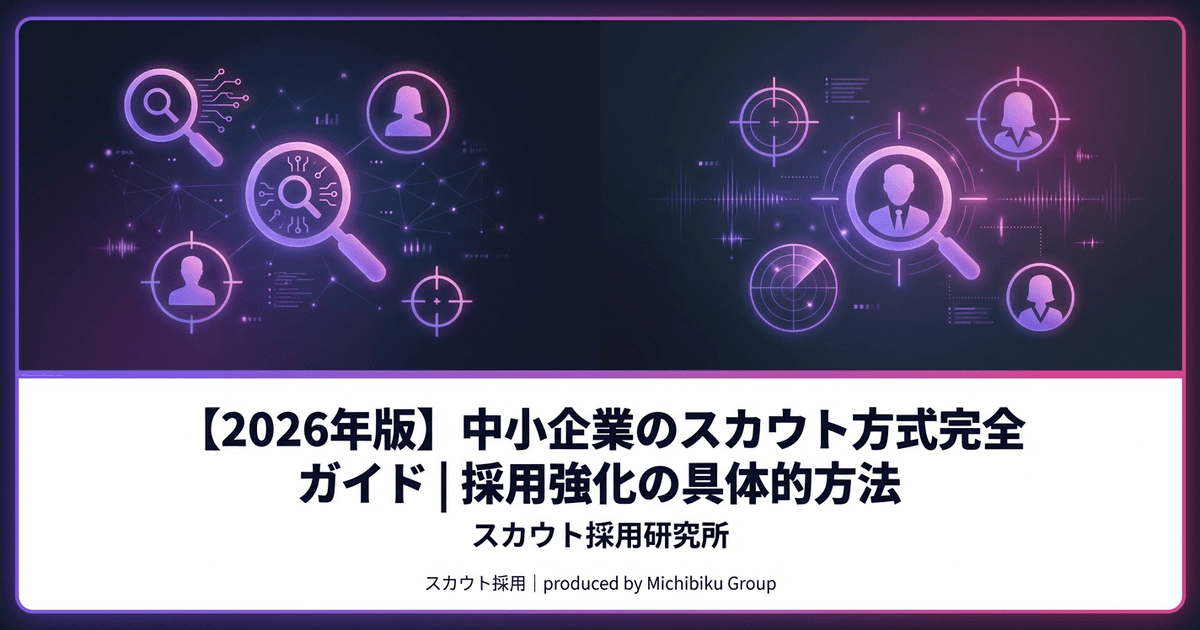 【2026年版】中小企業のスカウト方式完全ガイド|採用強化の具体的方法