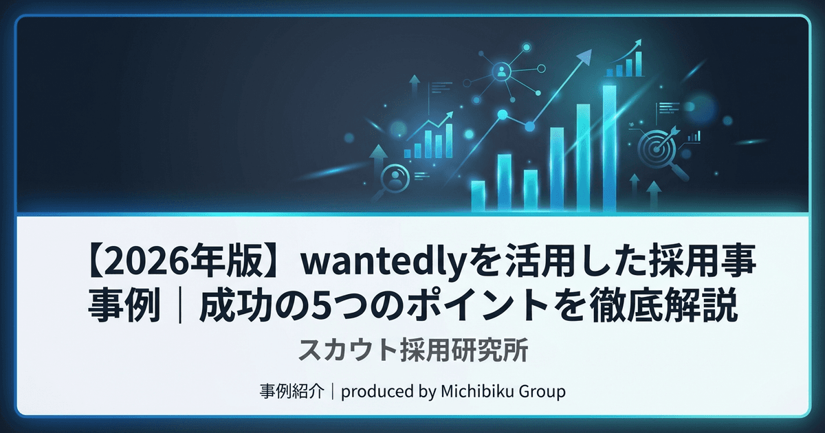 【2026年版】wantedlyを活用した採用事例|成功の5つのポイントを徹底解説
